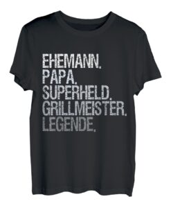 Ehemann Papa Grillmeister T-Shirt
