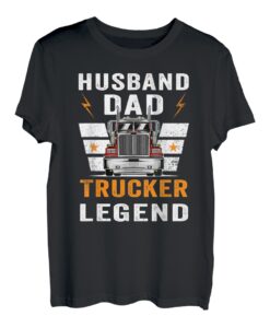 Ehemann Papa Trucker Legend Lustiger LKW Fahrer Trucking T-Shirt