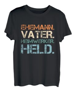 Ehemann Vater Heimwerker Held Vatertagsgeschenk T-Shirt