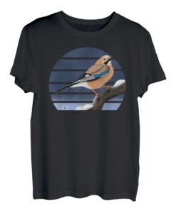 Eichelhäher Vogel Tiermotiv Geschenk Vogelfreund Biologe T-Shirt
