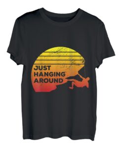 Einfach rumhängen grafisches Bouldern Boulderklettern T-Shirt