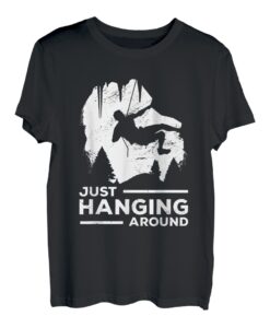 Einfach rumhängen grafisches Bouldern Boulderklettern T-Shirt