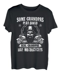 Einige Opas spielen Bingo, echte Opas fahren Motorrad Biker T-Shirt