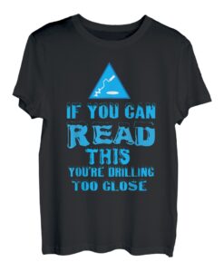 Eisangeln Bekleidung mit Schlangenbohrer für Angler T-Shirt