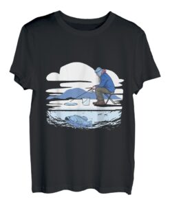 Eisfischen Eisangeln Eis Angeln für Fischer T-Shirt