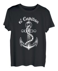 El Capitan T-Shirt - Lustiges Captain Skipper Geschenk Boot Shirt T-Shirt