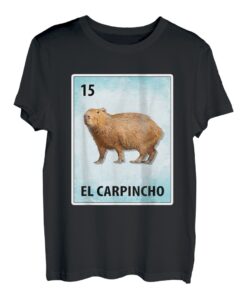 El Carpincho Mexikanische Capybara-Karten T-Shirt