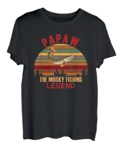 Erschwingliche PAPAW Moschus-Angellegende Angeln T-Shirt