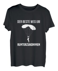 Fallschirm Fallschirmspringer Skydiving Gleitschirm Geschenk T-Shirt