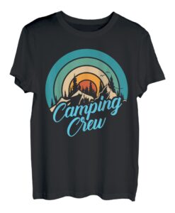 Familiencamping 2022 Passendes Gruppencamping mit Crew Trip Camper T-Shirt