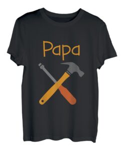 Familienoutfit Papa Werkzeug Vater Sohn Partnerlook T-Shirt