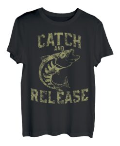 Fangen Befreien Fischen Fischer Angler Boot Fisch Geschenk T-Shirt