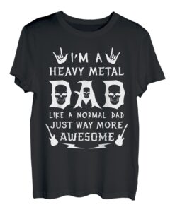 Fantastischer Heavy Metal Papa Bester Rock Vater Death Metal T-Shirt