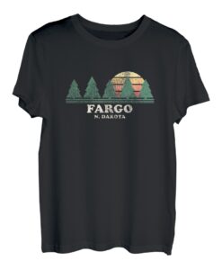 Fargo ND Vintage Throwback Tee Retro 70er Jahre Design T-Shirt