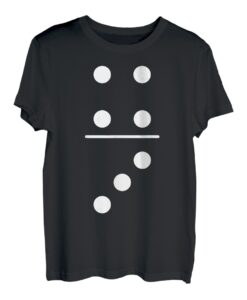 Fasching & Karneval 3/4 Domino Stein Kostüm T-Shirt
