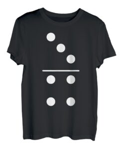 Fasching & Karneval - 3/4 Domino Stein Kostüm T-Shirt