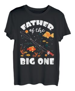 Father of the Big One Geburtstag Angeln Thema Bday T-Shirt