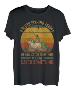 Faultier-Angeln, Faultier-Team T-Shirt