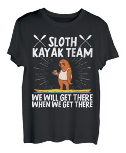 Faultier Kajak Team Kajak Kajak Kajaker T-Shirt