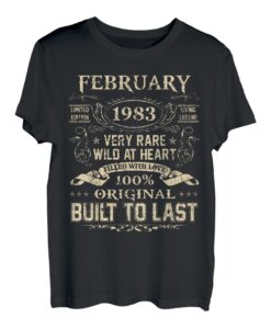 February 1983 Shirt 39 Jahre alt 39. Geburtstag Geschenke T-Shirt