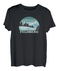 Feldberg Deutschland Skigebiet Ski Berge Wald Schnee Natur T-Shirt