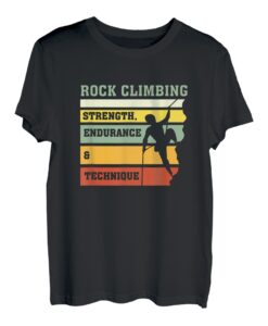Felsklettern Fähigkeiten Lustiger Spruch Felskletterer T-Shirt