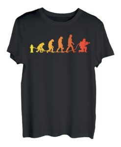 Feuerwehrmann Evolution Freiwillige Feuerwehr Kinder Männer T-Shirt