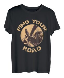 Find your road Campervan Für den Campingplatz geboren T-Shirt