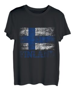 Finnische Flagge Finnland T-Shirt