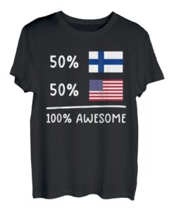 Finnish Gifts for Men Suomi T-Shirt Finnland Flag Shirt Damen T-Shirt