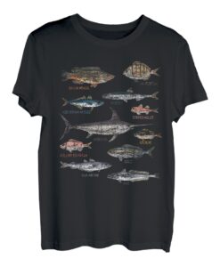 Fisch Angler Herren Hobby Angeln Männertag Fischer T-Shirt