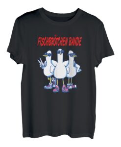 Fischbrötchen Bande, Coole Möwen Humor, Küste und Meer T-Shirt