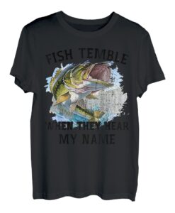 Fische zittern, wenn sie meinen Namen hören Lustiger Fisch auf mir T-Shirt