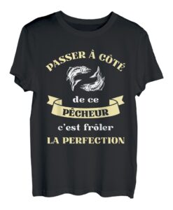 Fischer Perfektion Humor Angeln Mann lustig T-Shirt