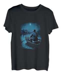 Fischerboot Angler T-Shirt