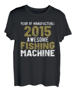 Fisherman Geburtstagsparty Angler Fisch 2015 T-Shirt