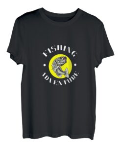 Fishing Adventure Angelbotschaft lustig T-Shirt