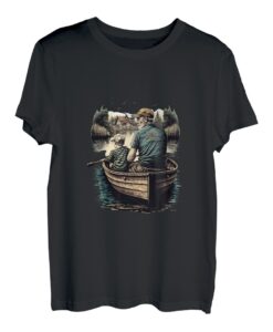 Fishing Dad Son Fisherman Vatertag T-Shirt