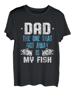 Fishing Fisherman Dad Der, der entkommen ist T-Shirt