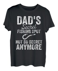 Fishing Fisherman Dad Geheimer Angelplatz T-Shirt