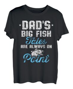 Fishing Fisherman Dad Immer auf den Punkt T-Shirt