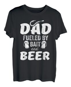 Fishing Fisherman Dad Köder und Bier T-Shirt