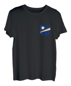 Flagge der Marshallinseln mit aufgedruckter Marshalleser-Tasche T-Shirt