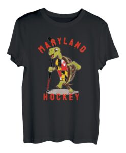 Flagge des Bundesstaates Maryland Turtle Hockey Baltimore Sports T-Shirt