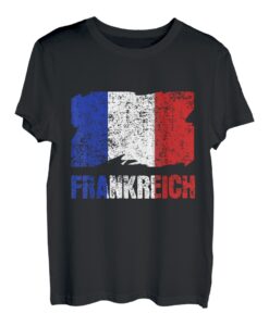 Flagge Frankreich Fahne Franzosen Urlaub T-Shirt