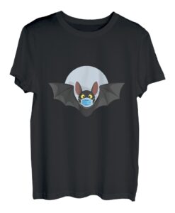 Fledermaus Mundschutz, Halloween, süßes oder saures Geschenk T-Shirt