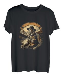 Fliegenfischen Angler Flussrute Angeln T-Shirt