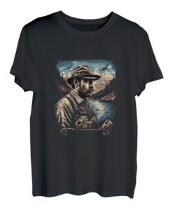 Fliegenfischen Angler Flussrute Angeln T-Shirt