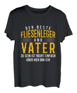Fliesenleger Geschenk-Idee Fliesen Vater Papa Beruf Shirt T-Shirt