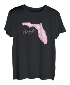 Florida niedliches Design mit Blumen T-Shirt